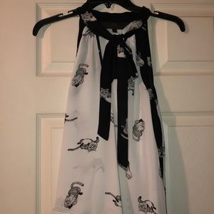 Business casual tank blouse